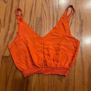 Free People Orange Tank Top - Size L